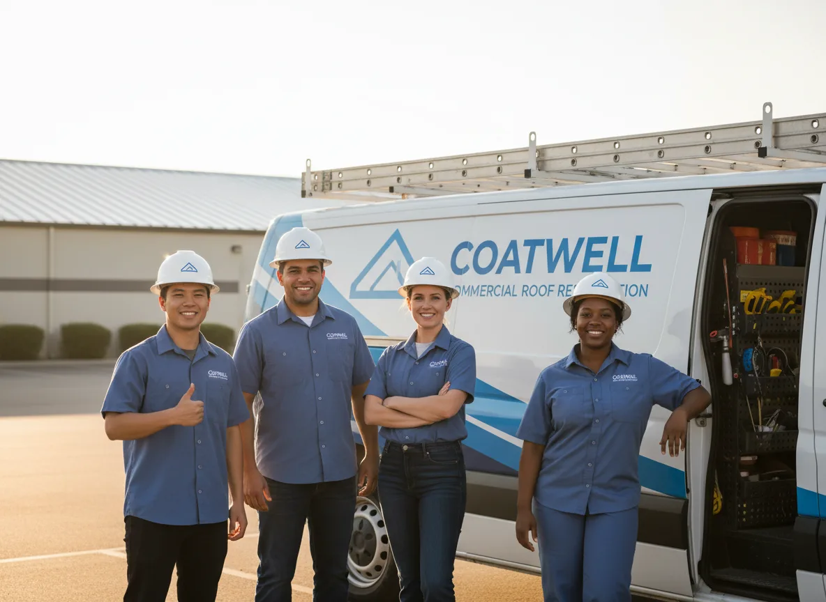 Commercial roof coating company in Calumet, OK